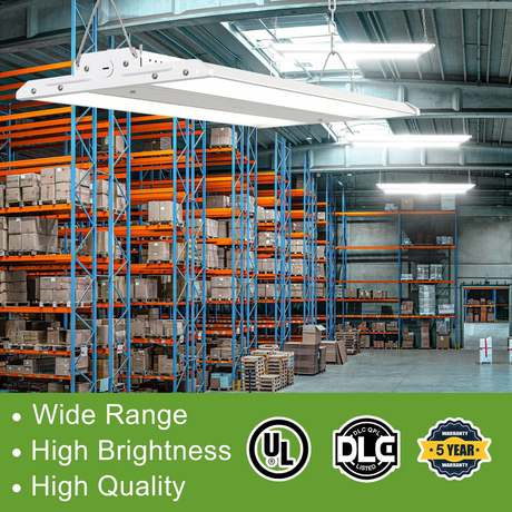 LFD Lighting 2 Pack-2ft LED Linear High Bay-165W-23,100LM-CCT 5000K-Plug In & Play Sensor Optional-UL+DLC 5.1