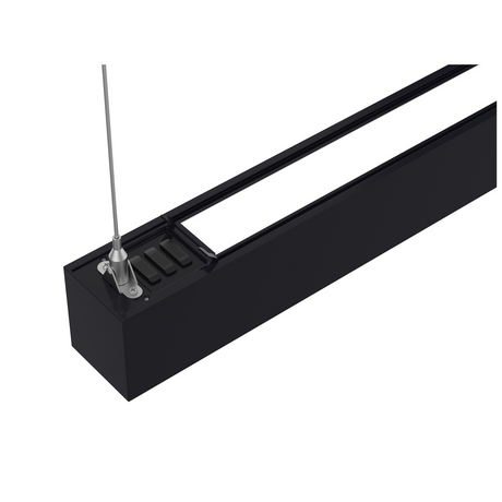 LFD Lighting 4ft 50W LED Linear Fixture-Up / Down Light-Linkable-Selectable CCT-6,500 Lumens-Black Finish-UL+DLC Listed