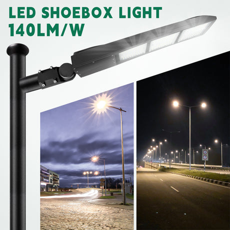 LFD Lighting 450W LED Pole Light-Parking Lot Light-63,000 Lumens-High Voltage 277~480V-CCT 5000K