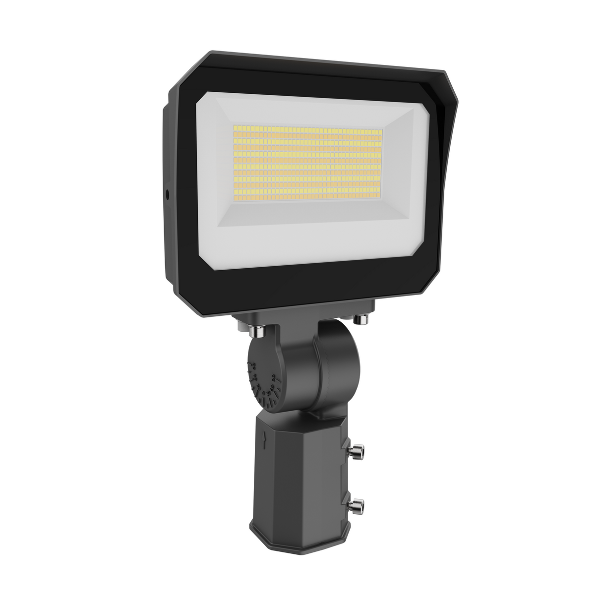 LFD Lighting 100/120/150W Wattage Selectable Led Flood Light-CCT 3000K/4000K/5000K-Slip Fitter Mount/Yoke Mount-DLC 5.1+UL-5 Years Warranty