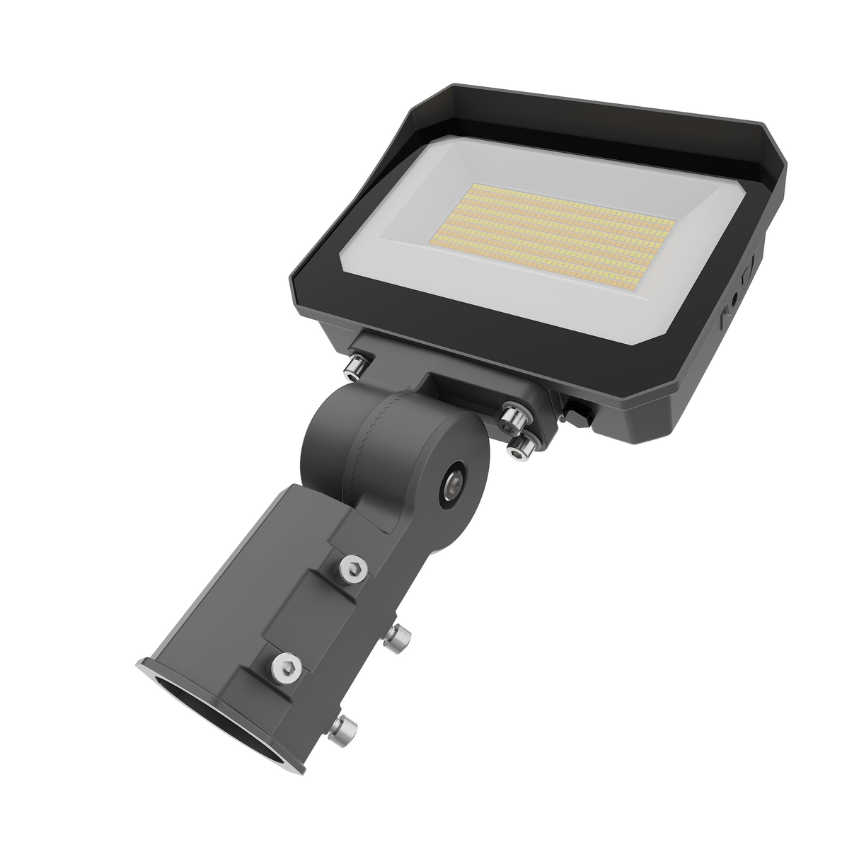 LFD Lighting 100/120/150W Wattage Selectable Led Flood Light-CCT 3000K/4000K/5000K-Slip Fitter Mount/Yoke Mount-DLC 5.1+UL-5 Years Warranty