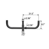 180 Degree Round Triple Bullhorn Tenon for 3 fixtures