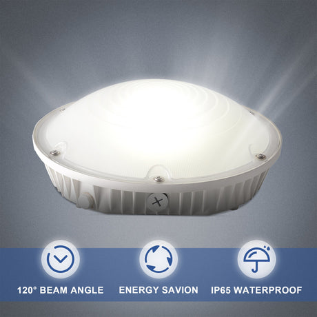 Tanlite Led Round Canopy Light For Parking Garage Lighting