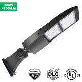 LFD Lighting 300W LED Parking Lot Light-AC 100~277V-42,000 Lumens-CCT 5000K-UL+DLC 5.1