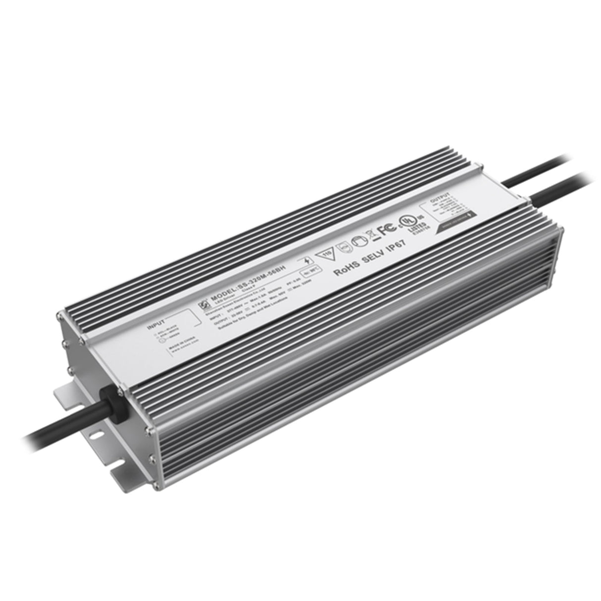 320W High Voltage SOSEN Led Driver-AC 277~480V-LED Power Supply-Input-SS-320M-56BH